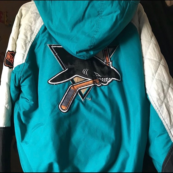 sharks starter jacket